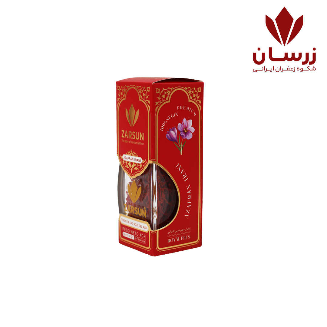 زعفران سوپرنگین چهار گرم آذین (مدل کادویی)